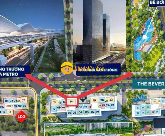 Chủ nhà gửi bán căn 3 ngủ rộng beverly chỉ 62trm rẻ ngang saphire 108,2m2 thông thủy