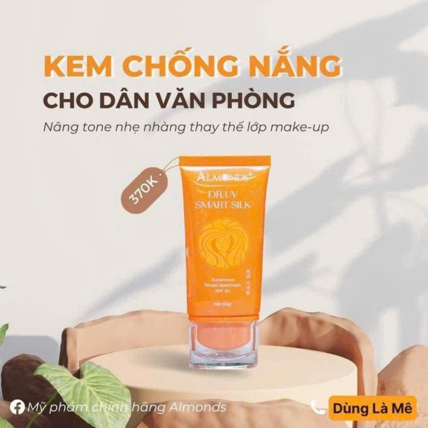 Kem chống nắng ALMONDS cho dân văn phòng