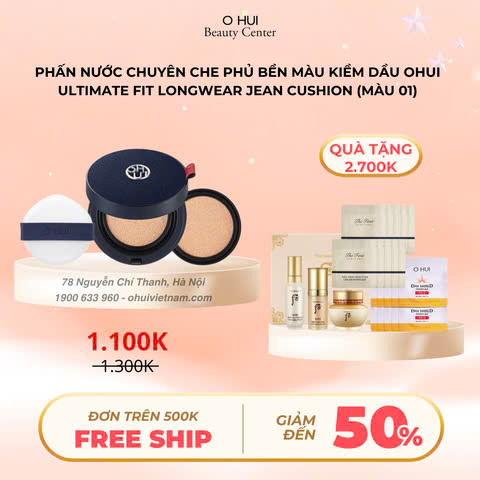 Phấn Nước Ohui Ultimate Fit Longwear Jean Cushion