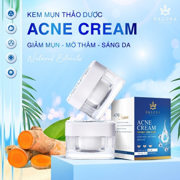 Kem mụn thảo dược
