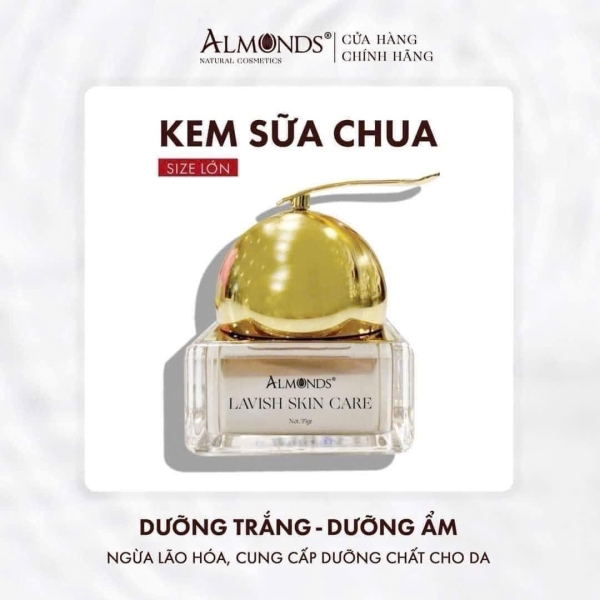 KEM SỮA CHUA ALMONDS - “NỮ HOÀNG BÓNG ĐÊM” CHO LÀN DA HOÀN HẢO