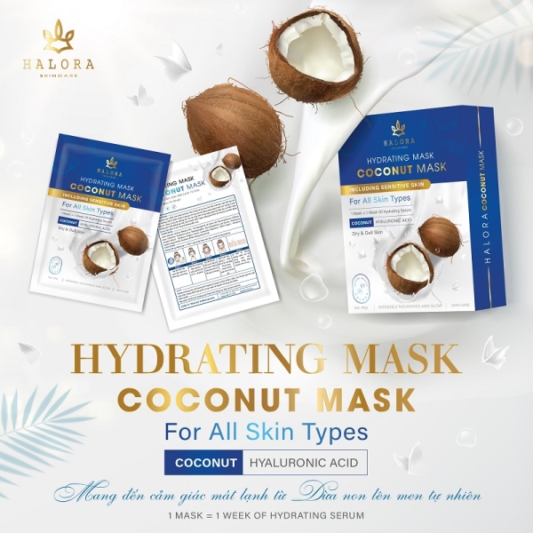 MẶT NẠ DỪA NON LÊN MEN TỰ NHIÊN